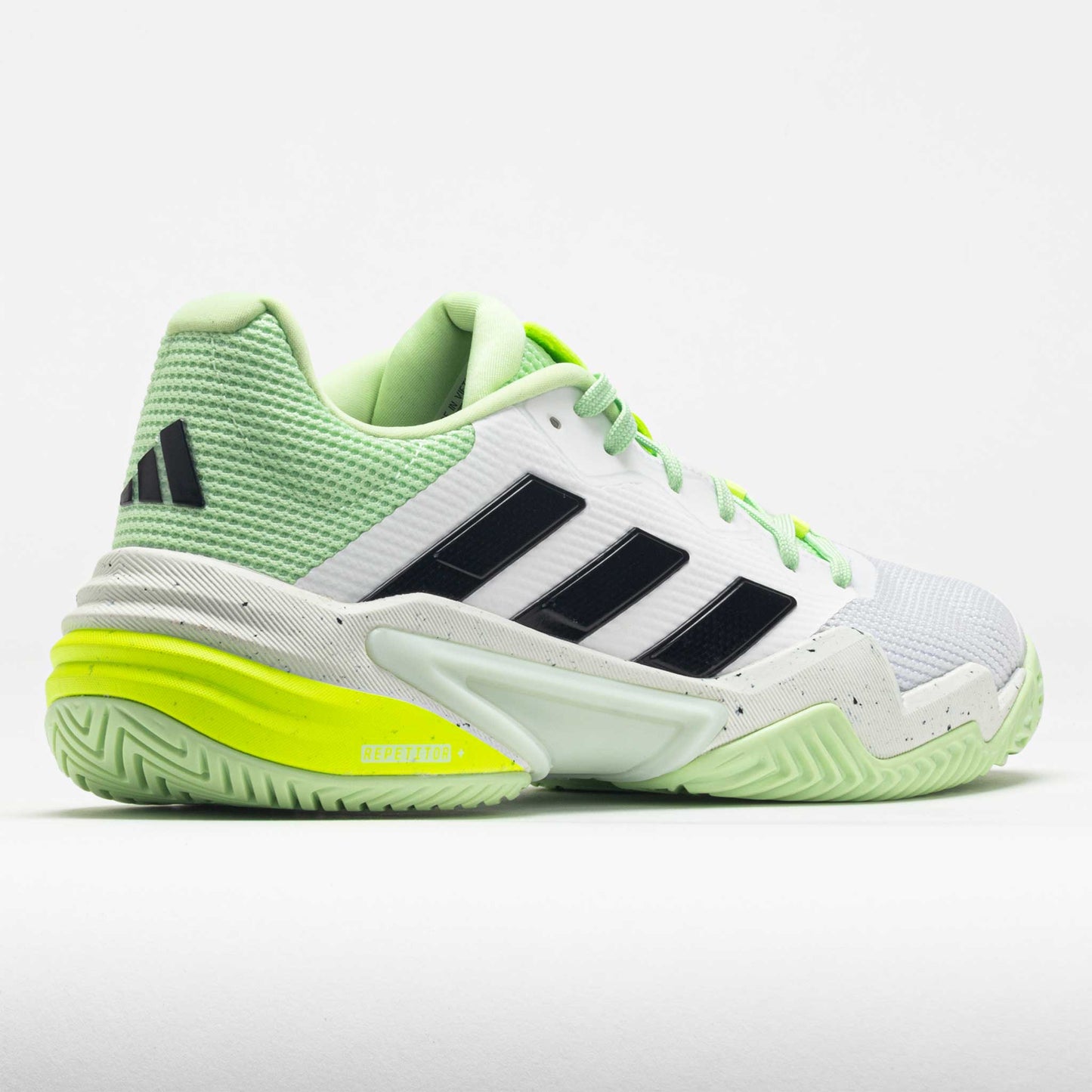 adidas Barricade 13 Men's White/Core Black/Semi-Green Spark
